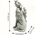 Statue commémorative de chien ange 1 pièce {{ tags }}