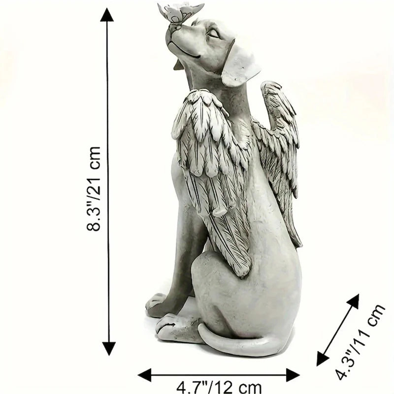Statue commémorative de chien ange 1 pièce {{ tags }}