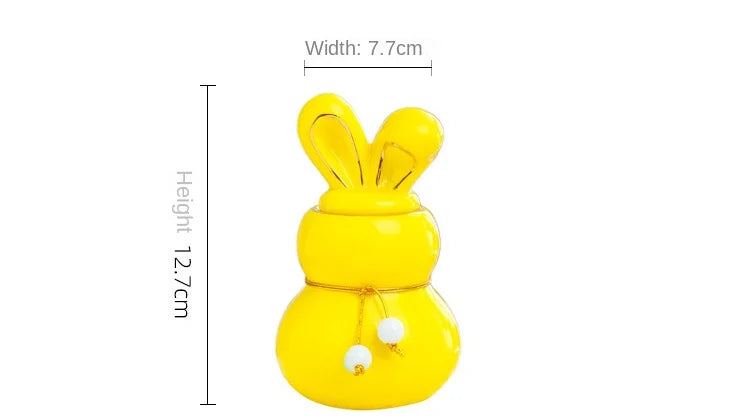 Mini urne en céramique pour crémation humaine, animal de compagnie, lapin, cendres de chien, funéraire, petite taille {{ tags }}