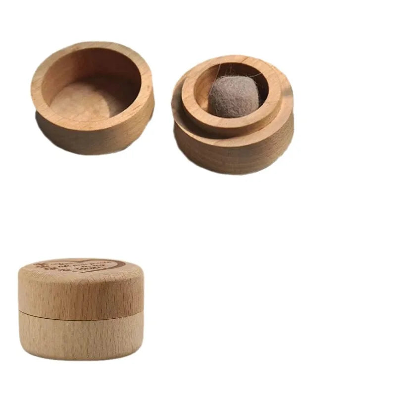 Boîte commémorative pour chien et chat, conteneur de cendres de poils de chien et de chat, boîte de rangement Durable pour cendres de chien et de chat, souvenir de cheveux d'animaux en bois {{ tags }}