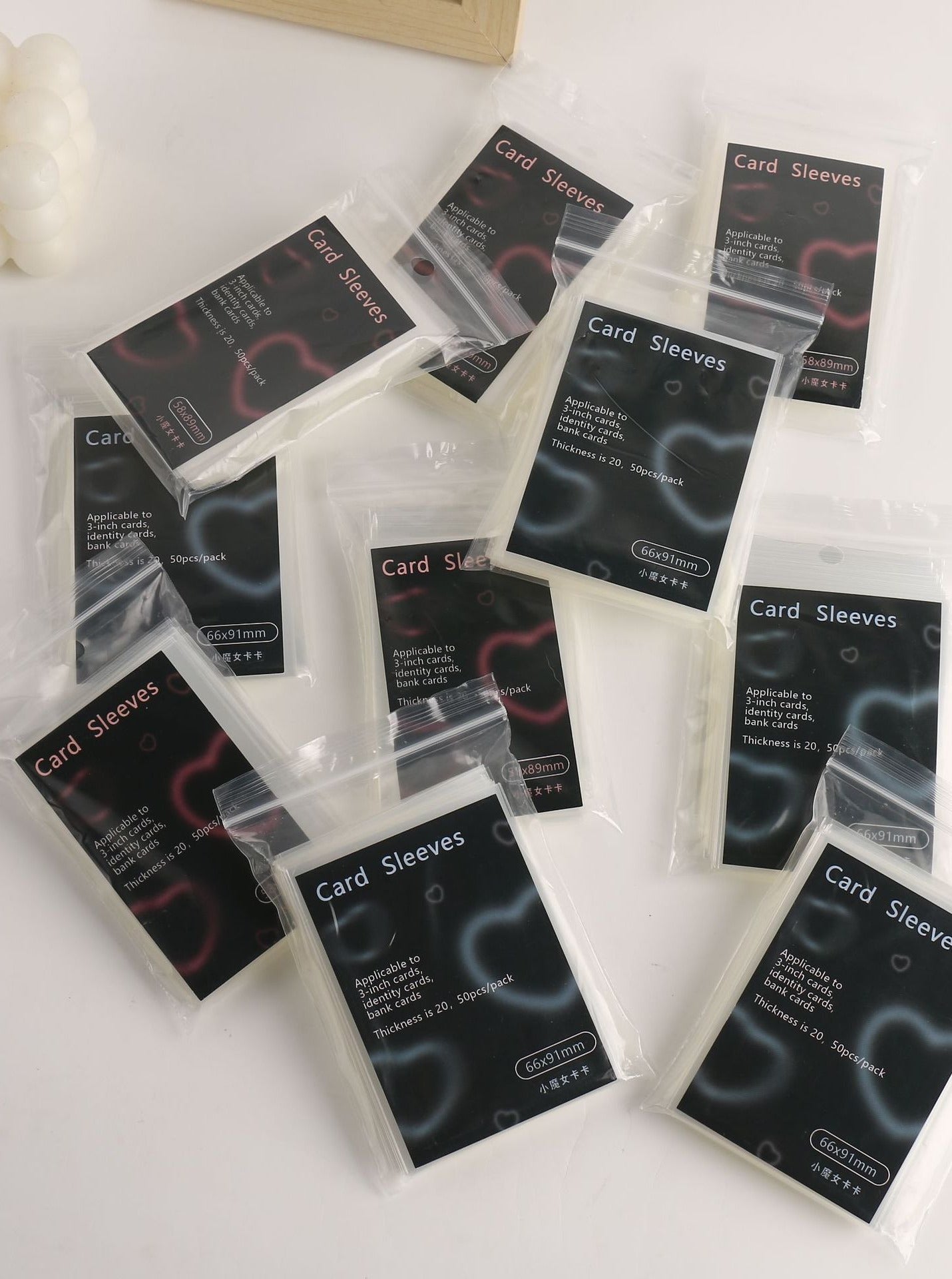 Lot 100 Sleeves Photocards | Pochettes Souples Anti-Rayures {{ tags }}