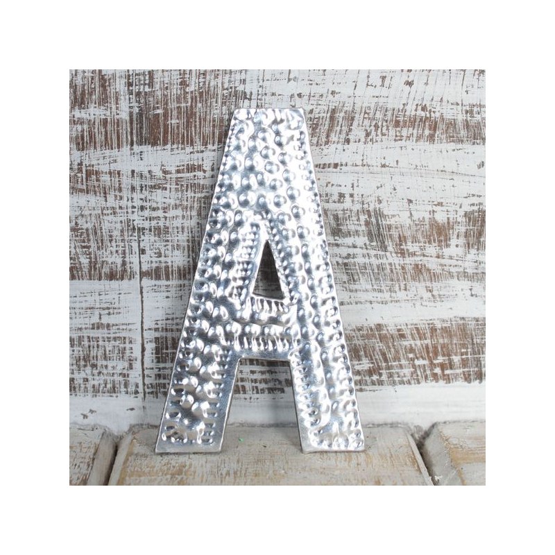 Lettre décorative en aluminium « A »