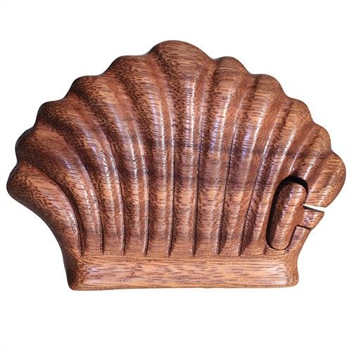 Boîte puzzle en bois Coquillage