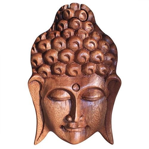 Boîte puzzle en bois Tête de Bouddha