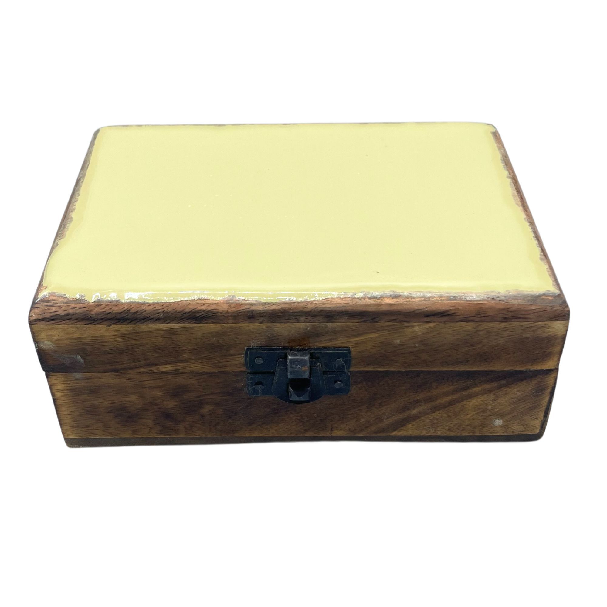 Boîte bois céramique béton